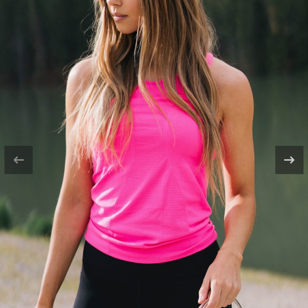 ZYIA Hot Pink Copper Tank-NWOT